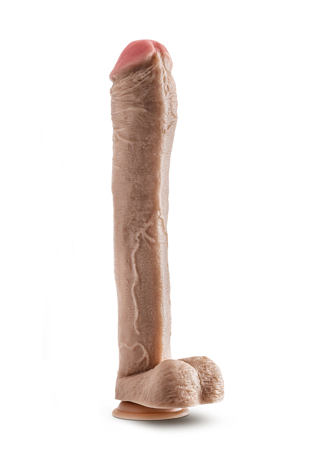 DR. SKIN MR. ED DILDO DA 13 POLLICI CON PALLE BEIGE
