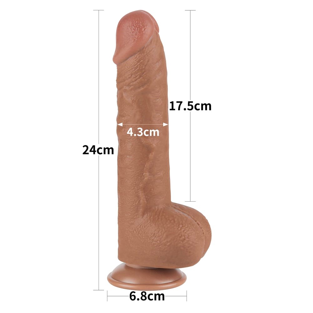 9.5'' Sliding Skin Dual Layer Dong Brown_B15O50_3