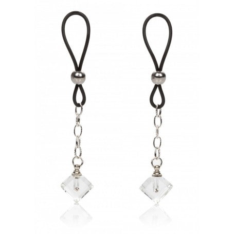 Nippelklemmen-Stimulator-Fetisch-Set, sexy Bondage-Set, Diamant