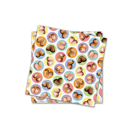 Schmutzige Busen-Servietten