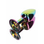 Plug anale in metallo con pietra Twilight Booty Jewel Small